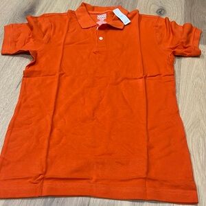 NWT Boys Old Navy Short Sleeve Orange Polo Size XL 14-16